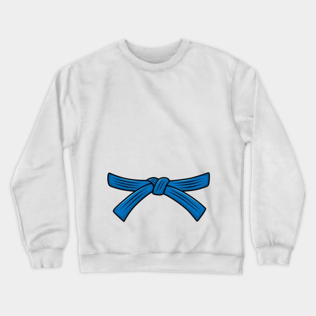 Blue belt Karate Kyokushin Wado Goju Shotokan Shito ryu Crewneck Sweatshirt by LaundryFactory